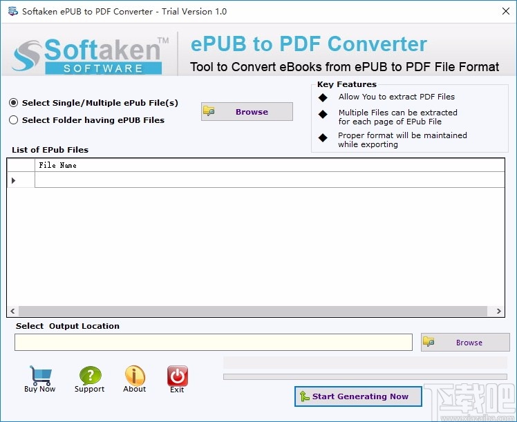 Softaken ePUB to PDF Converter(ePUB转PDF工具)