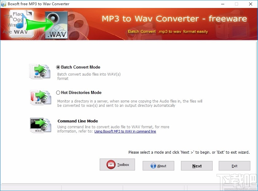 Boxoft MP3 to WAV Converter(MP3转WAV转换器)