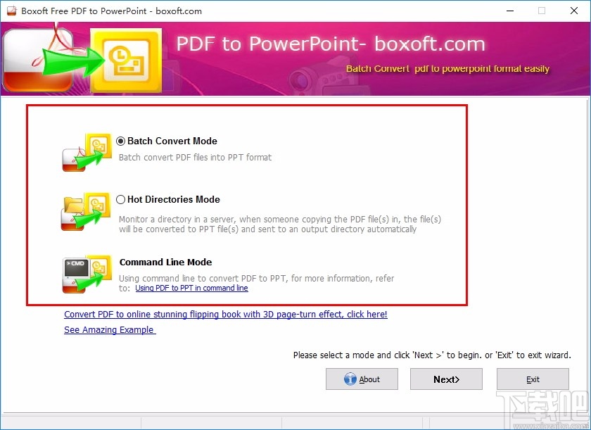 Boxoft Free PDF to PPT(PDF转PPT软件)