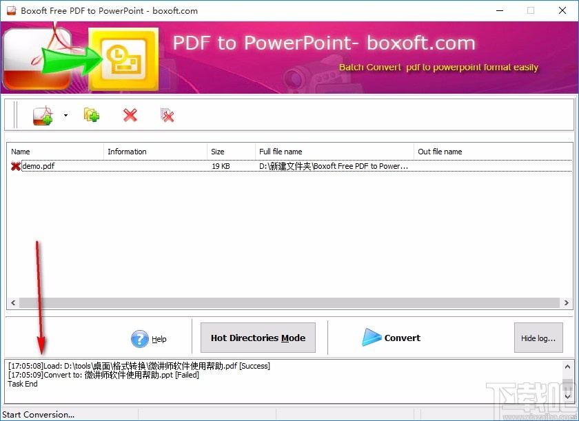 Boxoft Free PDF to PPT(PDF转PPT软件)