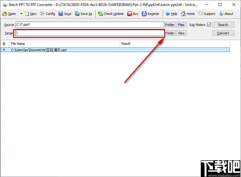 Batch PPT to RTF Converter(批量PPT转RTF)