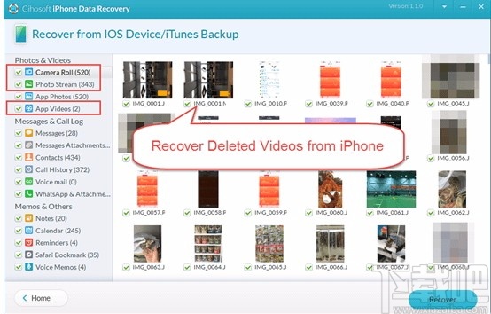 Gihosoft iPhone Data Recovery(iPhone数据恢复软件)