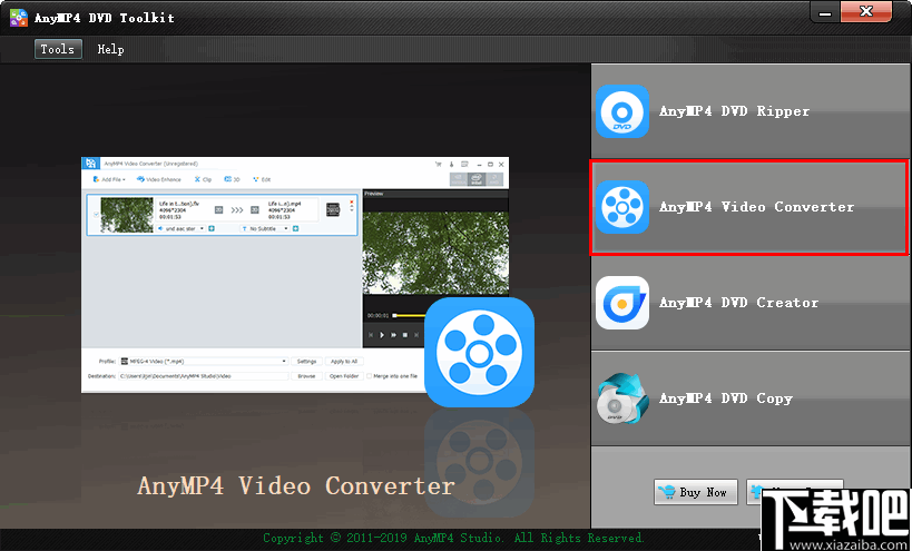 AnyMP4 DVD Toolkit(DVD多功能工具箱)