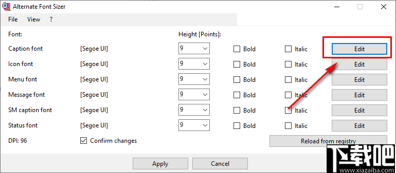 Alternate Font Sizer(Win10字体修复工具)