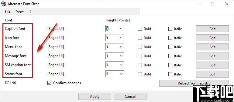 Alternate Font Sizer(Win10字体修复工具)