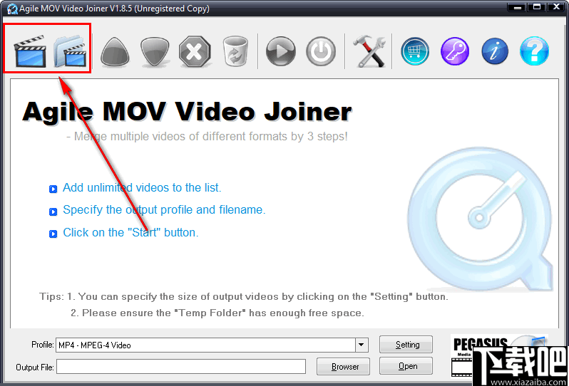 Agile MOV Video Joiner(视频合并工具)