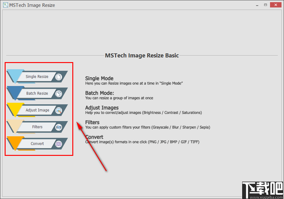 MSTech Image Resize Basic(图像大小调整工具)