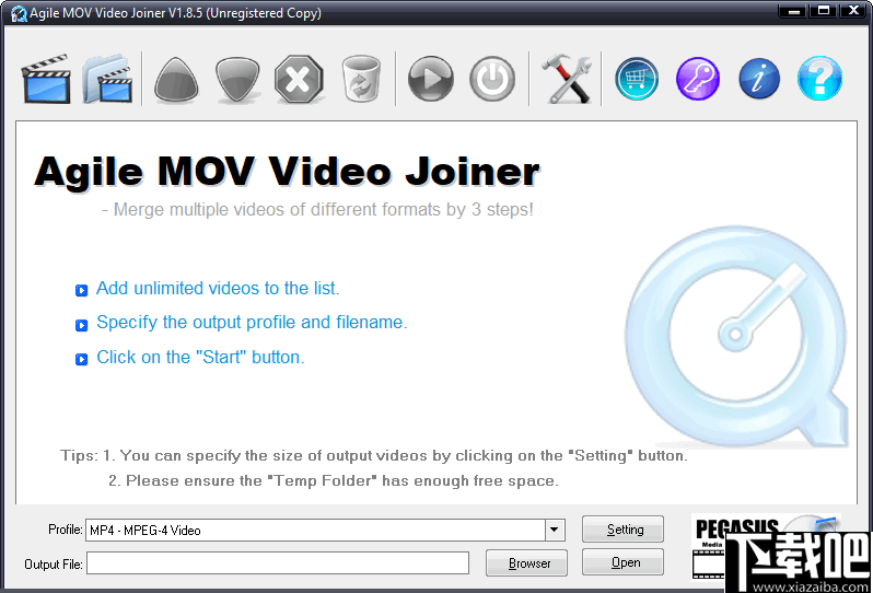 Agile MOV Video Joiner(视频合并工具)