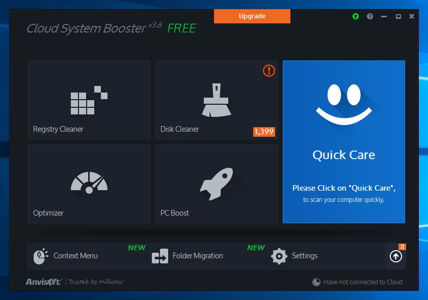 Cloud System Booster Pro设置中文的方法