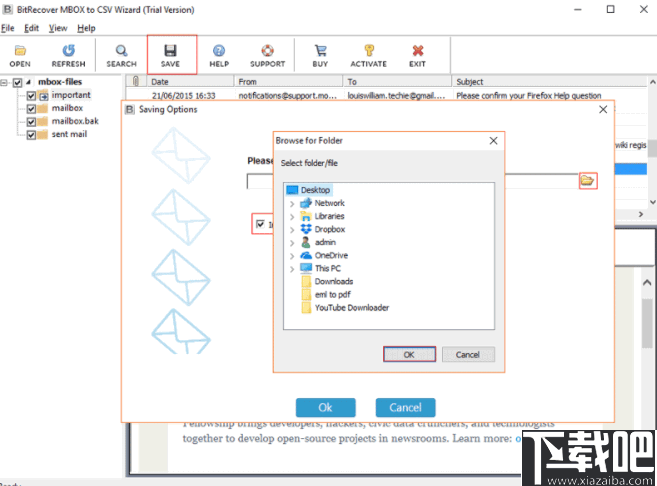 BitRecover MBOX to CSV Wizard(文件格式转换工具)