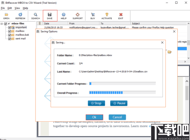 BitRecover MBOX to CSV Wizard(文件格式转换工具)