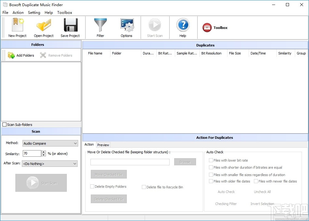 Boxoft Duplicate Music Finder(重复音频清理工具)