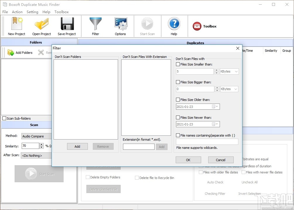 Boxoft Duplicate Music Finder(重复音频清理工具)