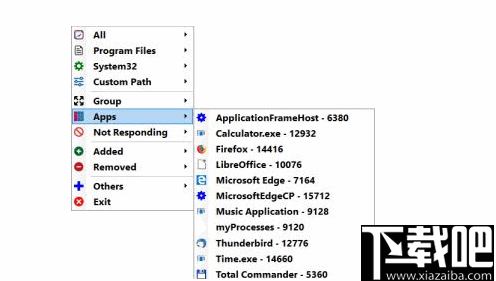 myProcesses(多功能进程管理软件)