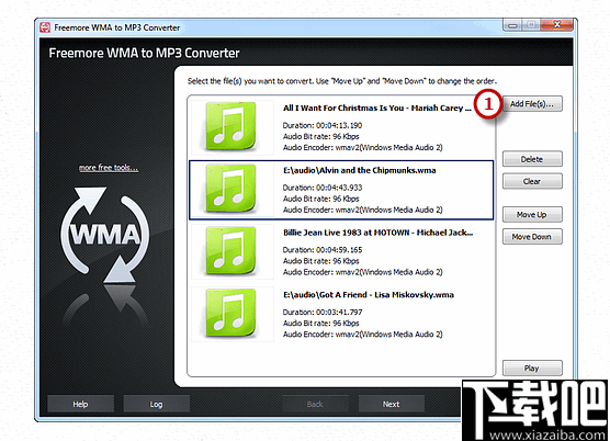 Freemore WMA to MP3 Converter(WMA转换为MP3工具)