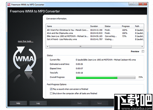 Freemore WMA to MP3 Converter(WMA转换为MP3工具)