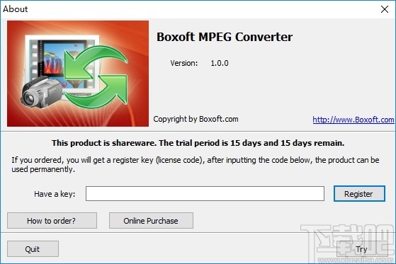 Boxoft MPEG Converter(视频转换工具)