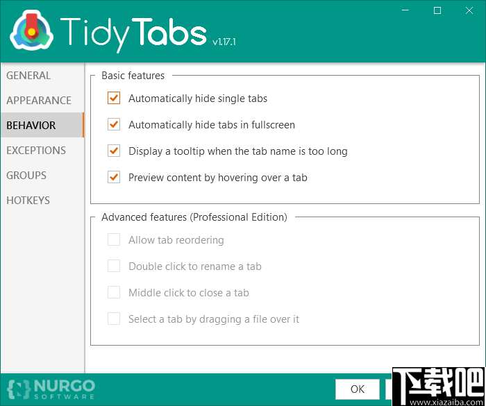 TidyTabs Pro(电脑窗口整合软件)