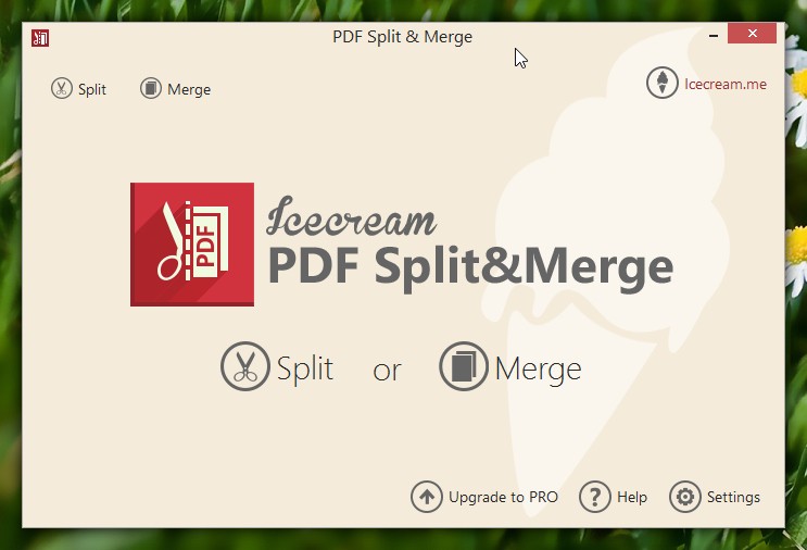 Icecream PDF Split and Merge分割PDF的方法