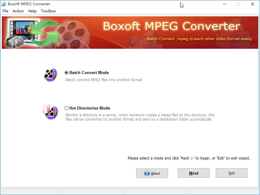 Boxoft MPEG Converter转换mpeg视频的方法