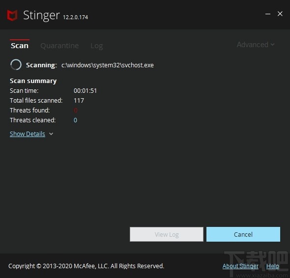 McAfee Stinger Raptor(迈克菲杀毒软件)