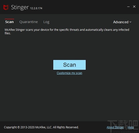 McAfee Stinger Raptor(迈克菲杀毒软件)