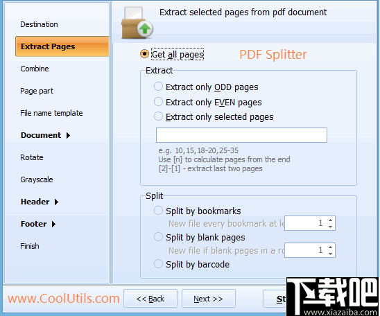 Coolutils PDF Splitter(PDF分割工具)