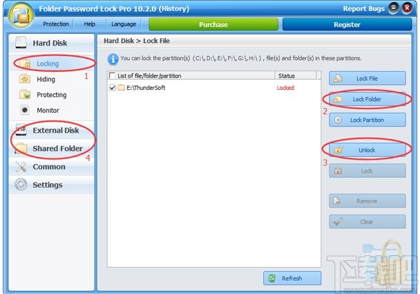 ThunderSoft Folder Password Lock(文件夹加密软件)