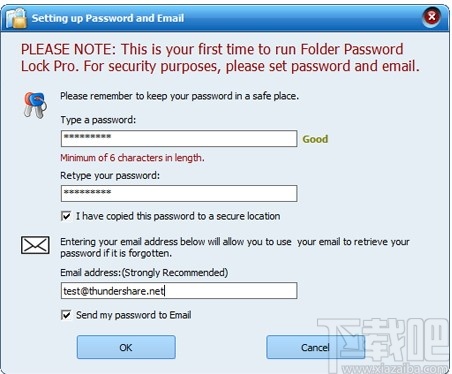 ThunderSoft Folder Password Lock(文件夹加密软件)