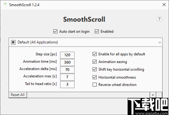 SmoothScroll(鼠标增强工具)