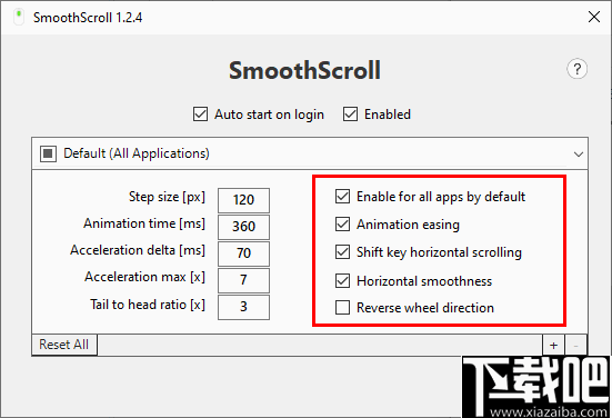 SmoothScroll(鼠标增强工具)