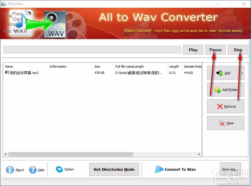 Boxoft All to Wav Converter(Wav音频格式转换器)