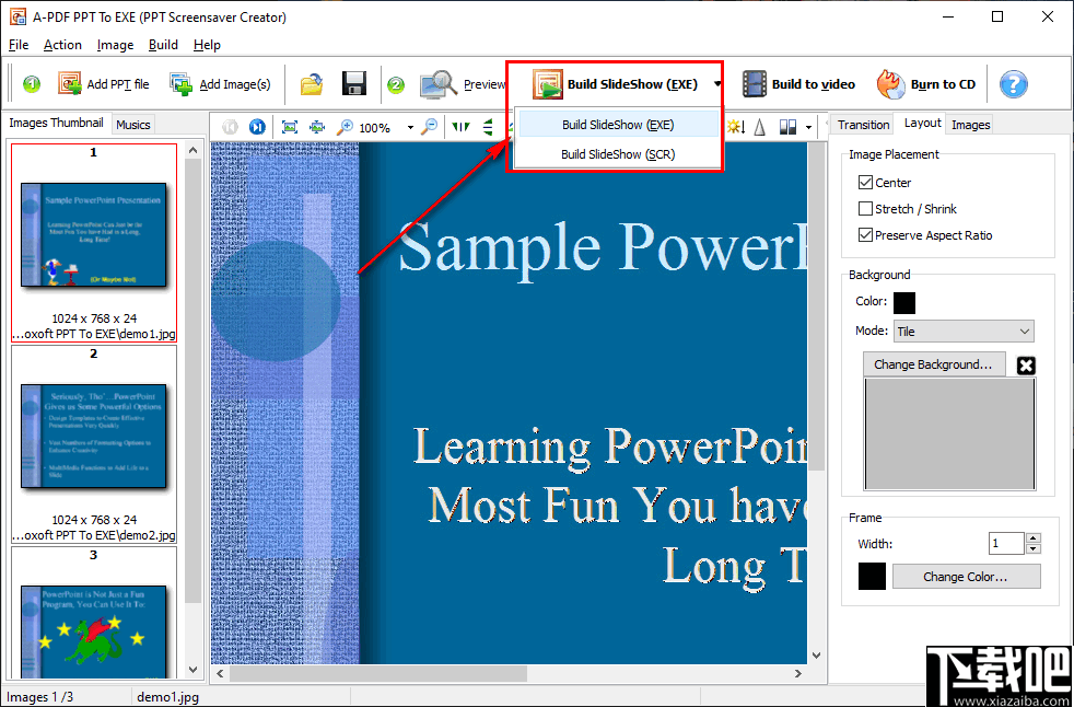 A-PDF PPT to EXE(PPT转EXE软件)