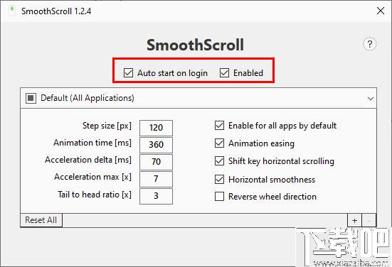 SmoothScroll(鼠标增强工具)