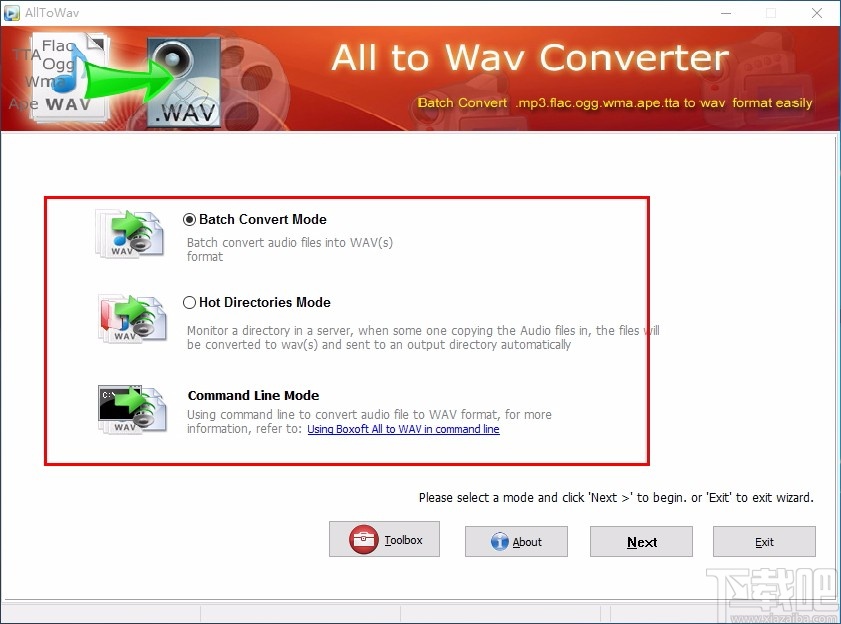 Boxoft All to Wav Converter(Wav音频格式转换器)