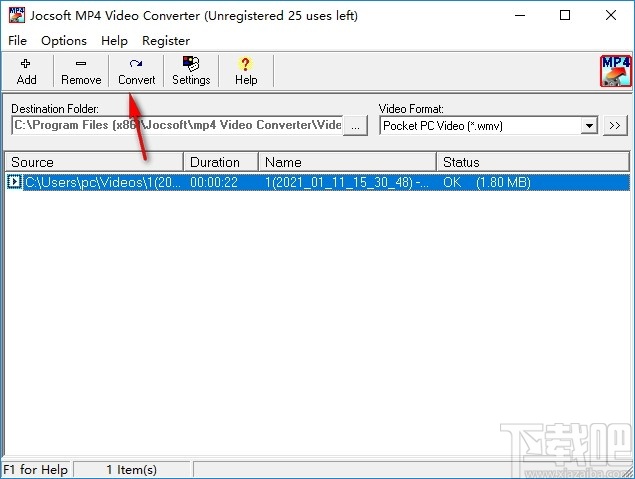 Jocsoft MP4 Video Converter(MP4转换工具)