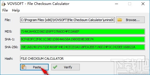 File Checksum Calculator(文件校验计算器)