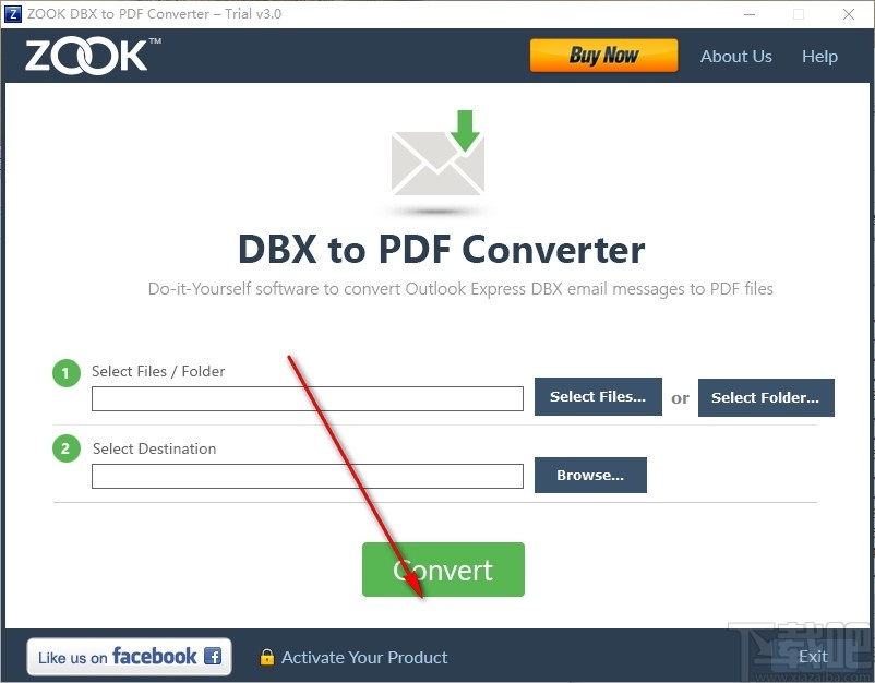 ZOOK DBX to PDF Converter(DBX到PDF转换器)