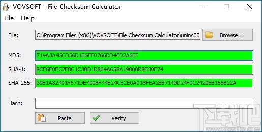 File Checksum Calculator(文件校验计算器)