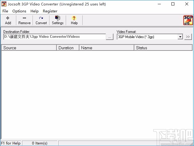 Jocsoft 3GP Video Converter(3GP转换器)