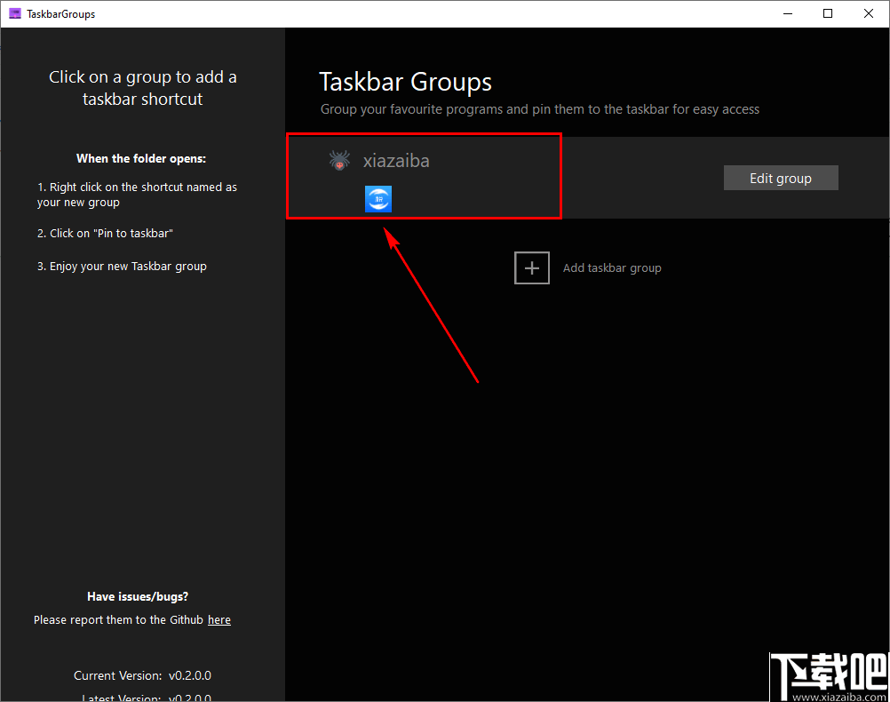 Taskbar Groups(应用管理工具)