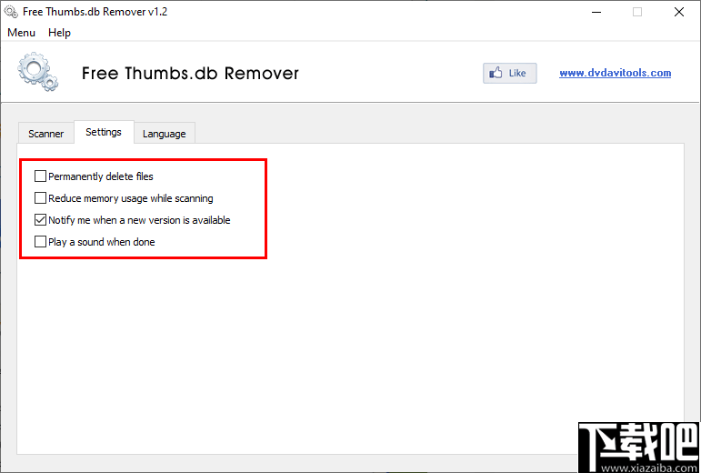 Free Thumbs.db Remover(thumbs.db文件删除工具)