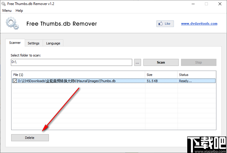 Free Thumbs.db Remover(thumbs.db文件删除工具)