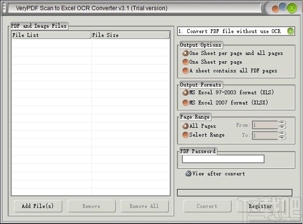 VeryPDF Scan to Excel OCR Converter(PDF转Excel)