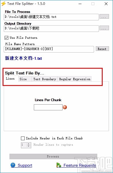 Text File Splitter(txt分割器)