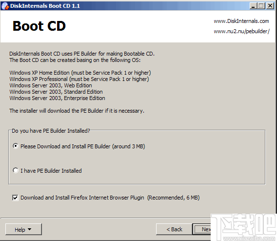 DiskInternals Boot CD(数据恢复引导CD制作软件)