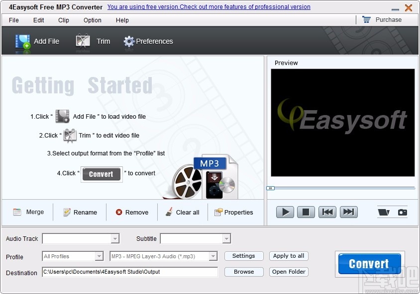 4Easysoft Free MP3 Converter v3.2.26 官方版