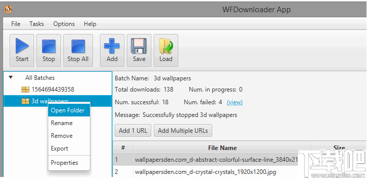 WFDownloader(多媒体批量下载工具)