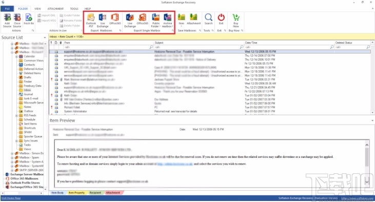 Softaken Exchange Recovery(Exchange邮件迁移工具)