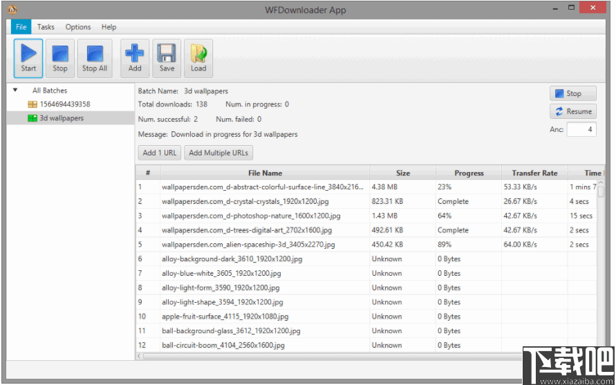 WFDownloader(多媒体批量下载工具)